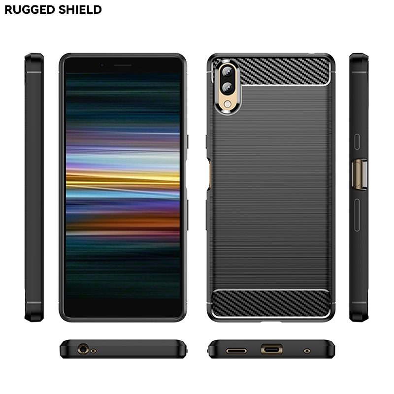 Brushed Silicone Phone Case For Sony Xperia L3