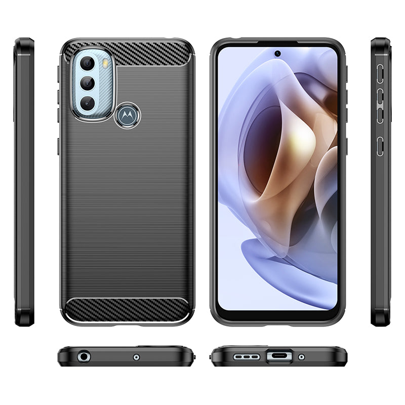 Brushed Silicone Phone Case For Motorola Moto G31