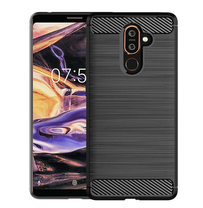 Brushed Silicone Phone Case For Nokia 7 Plus