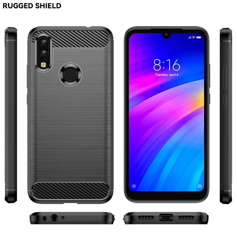 Brushed Silicone Phone Case For Redmi Y3