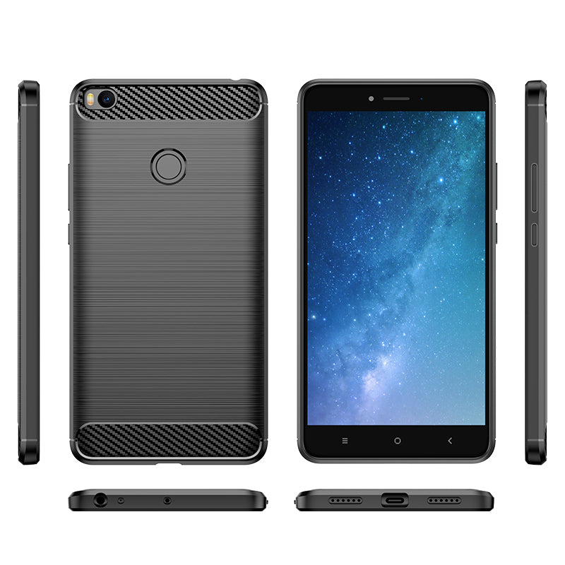 Brushed Silicone Phone Case For Xiaomi Mi Max 2
