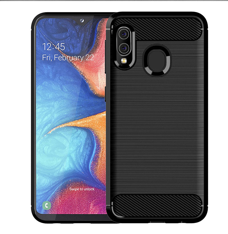 Brushed Silicone Phone Case For Samsung Galaxy A20E