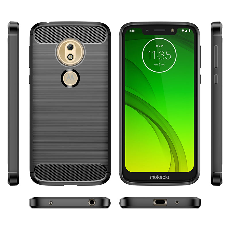Brushed Silicone Phone Case For Motorola Moto G7 Play Eurasian Edition