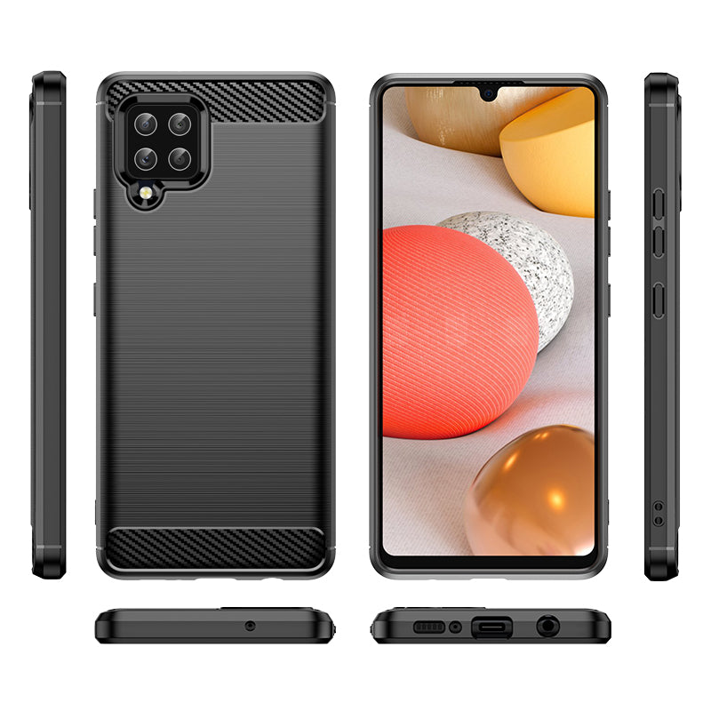 Brushed Silicone Phone Case For Samsung Galaxy A42 5G