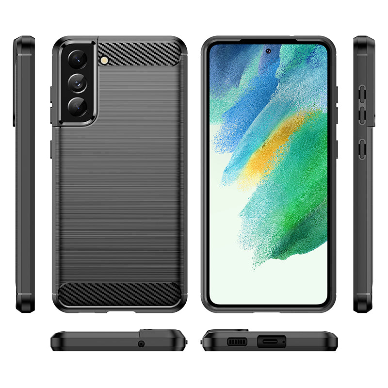 Brushed Silicone Phone Case For Samsung Galaxy S21 FE