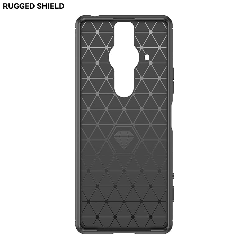 Brushed Silicone Phone Case For Sony Xperia Pro-I