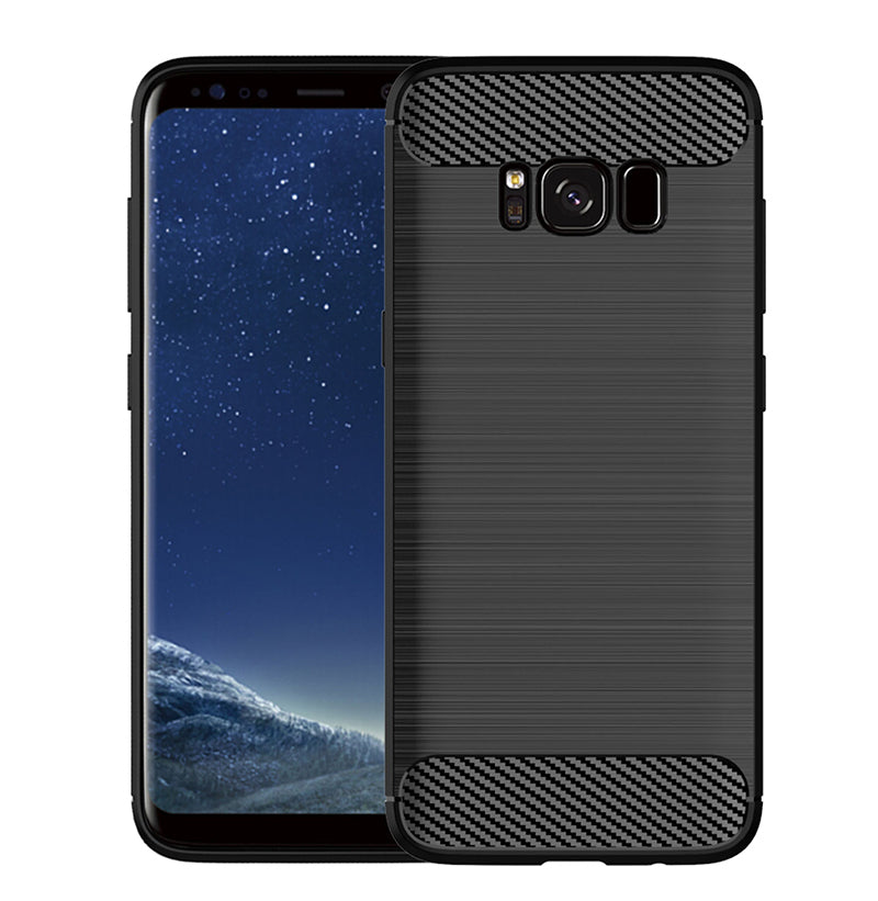 Brushed Silicone Phone Case For Samsung Galaxy S8 Plus