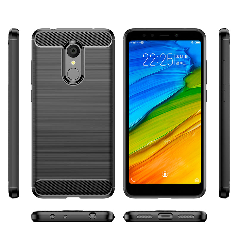 Brushed Silicone Phone Case For Redmi 5
