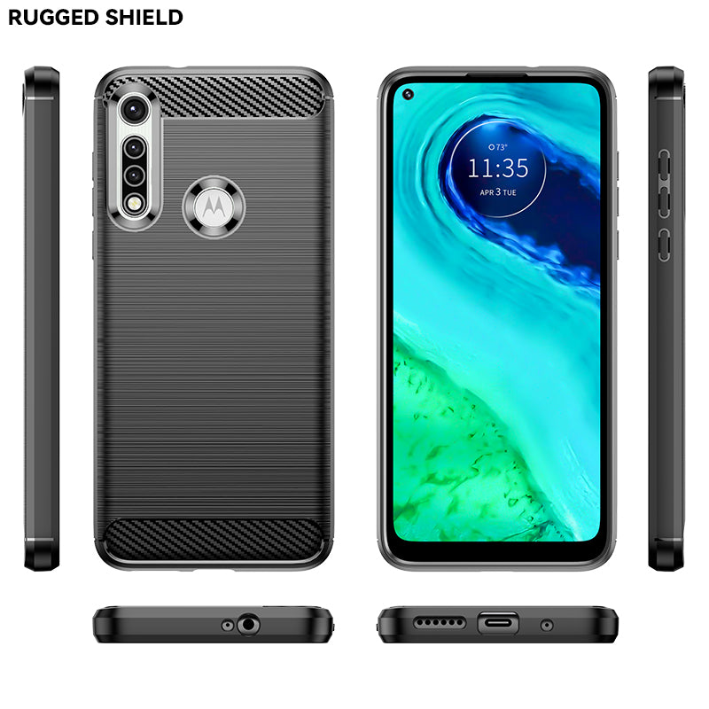 Brushed Silicone Phone Case For Motorola Moto G Fast