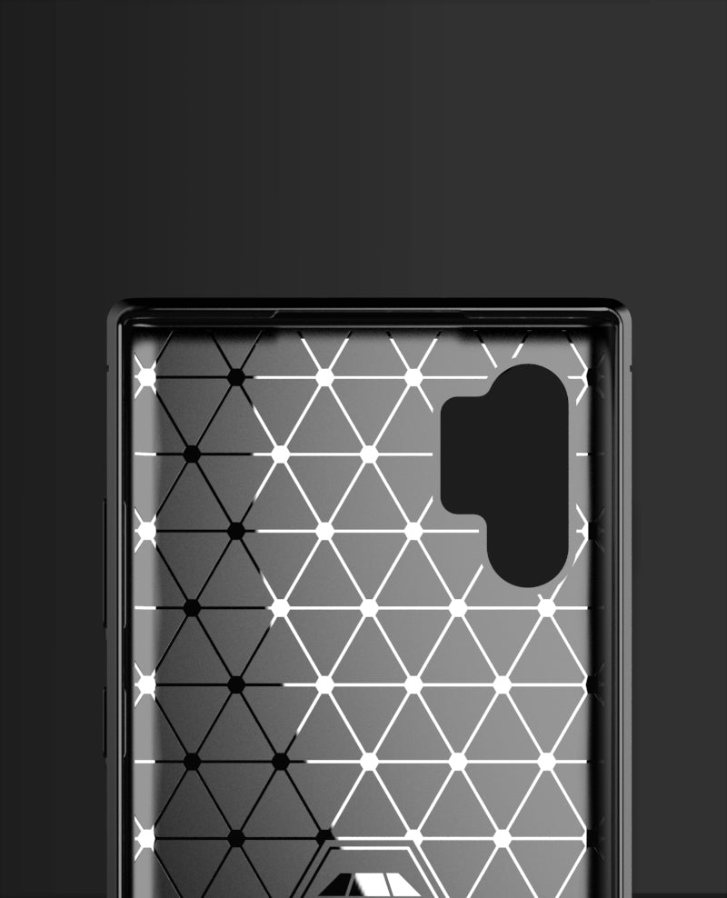Brushed Silicone Phone Case For Samsung Galaxy Note10 + / Plus
