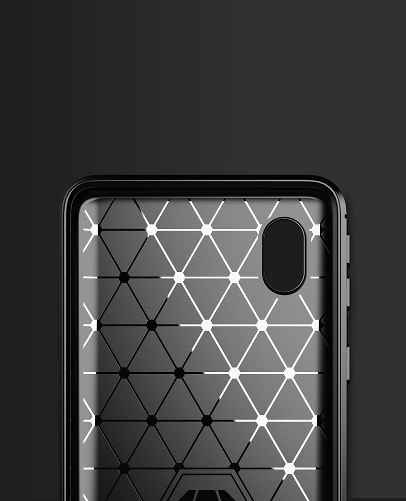 Brushed Silicone Phone Case For Samsung Galaxy A01 Core