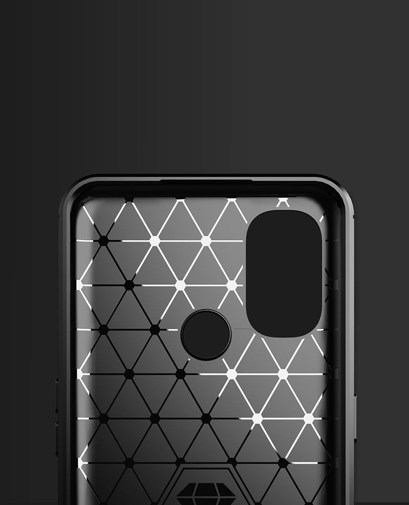 Brushed Silicone Phone Case For OnePlus Nord N100