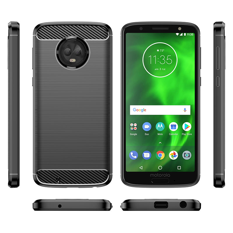 Brushed Silicone Phone Case For Motorola Moto G6