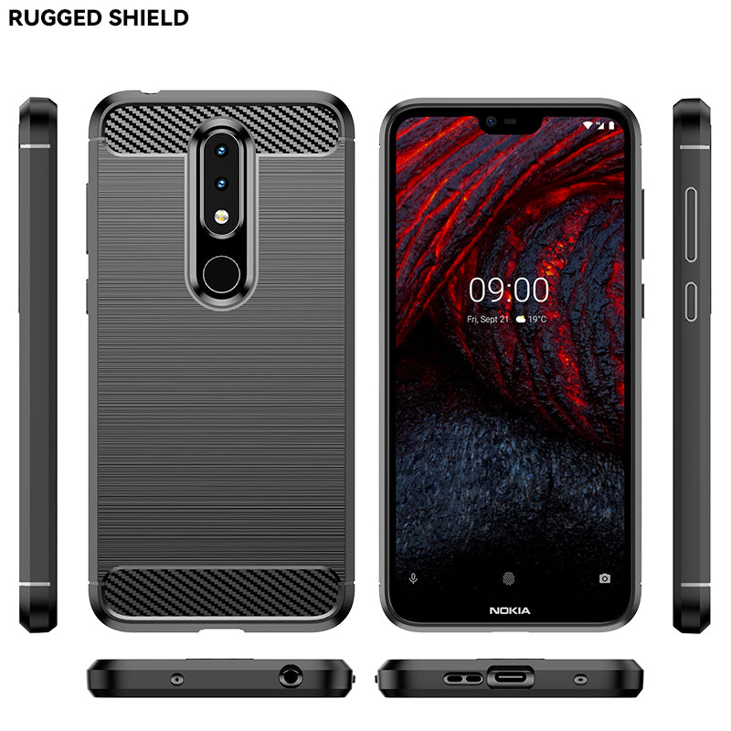 Brushed Silicone Phone Case For Nokia X6