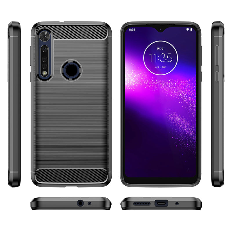 Brushed Silicone Phone Case For Motorola Moto G8 Play