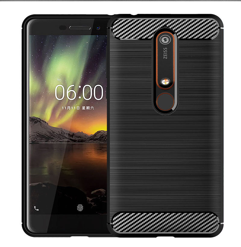 Brushed Silicone Phone Case For Nokia 6.1