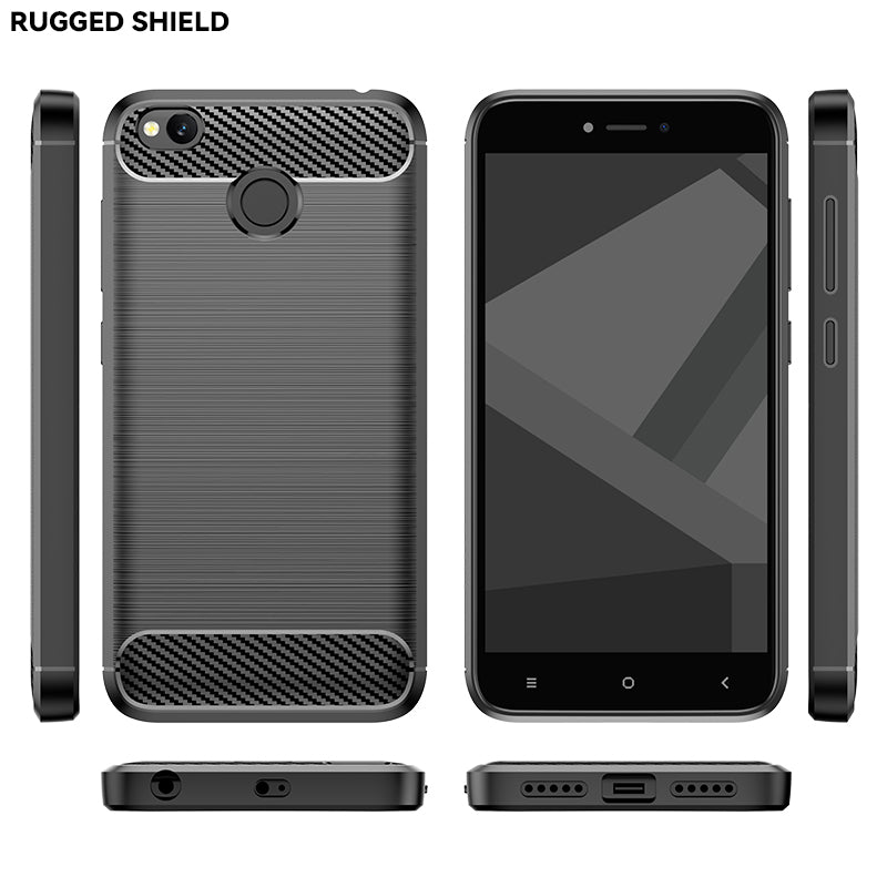 Brushed Silicone Phone Case For Redmi 4X