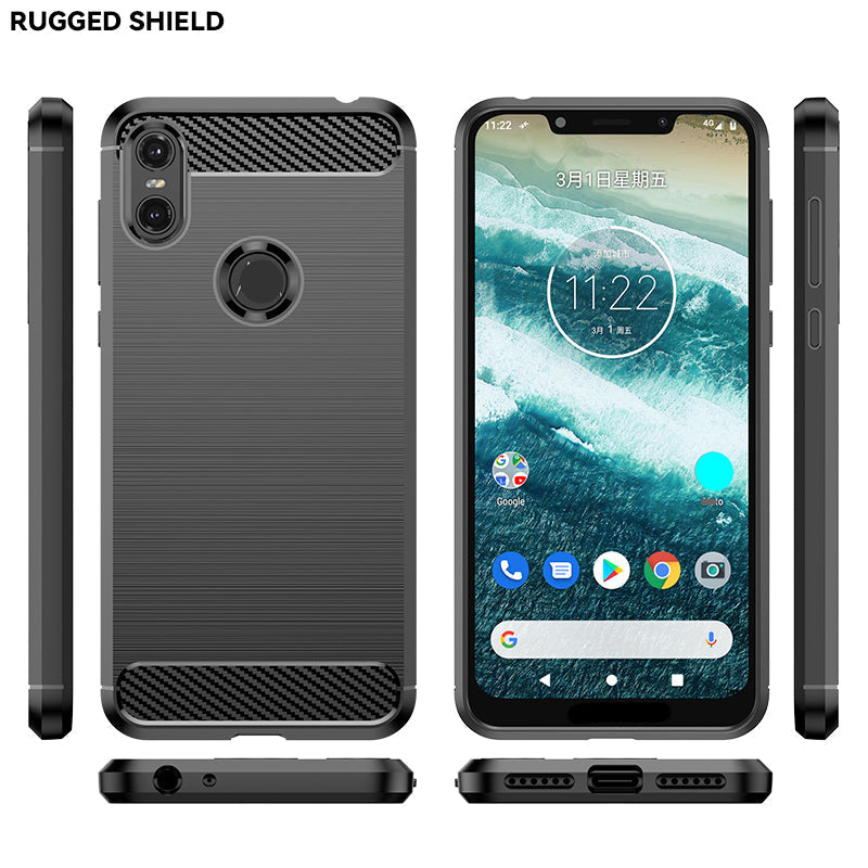 Brushed Silicone Phone Case For Motorola Moto One