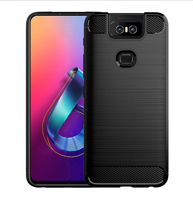 Brushed Silicone Phone Case For ZenFone 6/6Z/ZS630KL