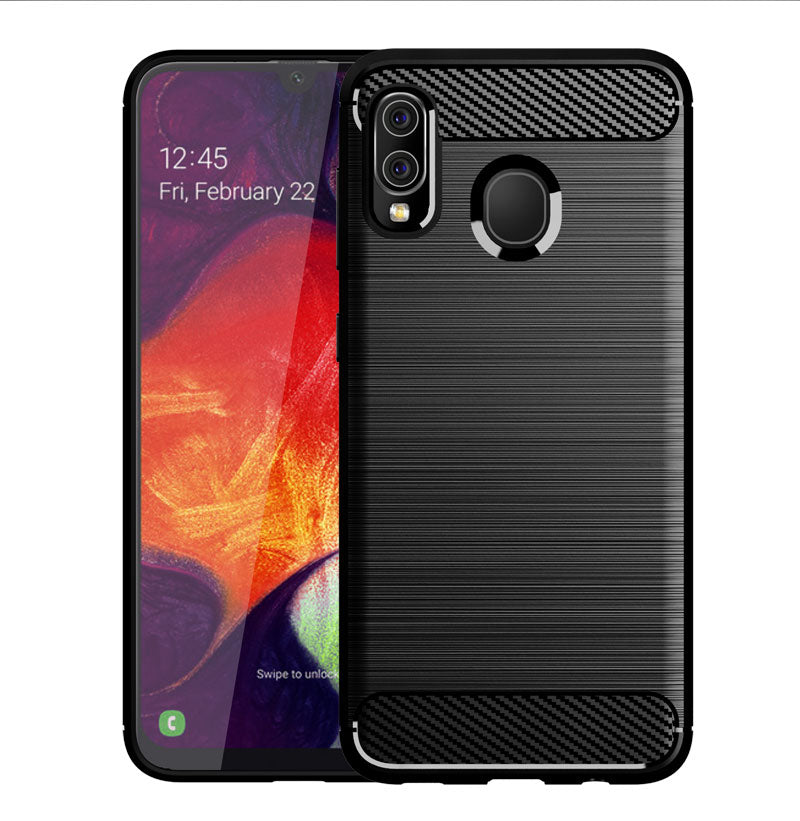 Brushed Silicone Phone Case For Samsung Galaxy A20