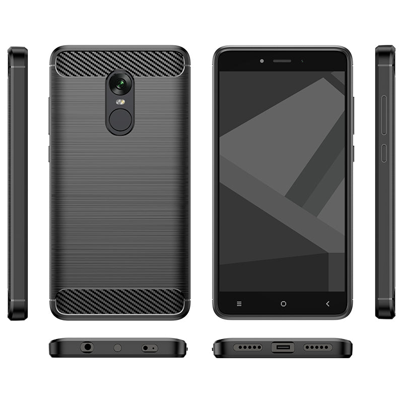 Brushed Silicone Phone Case For Redmi Note 4X