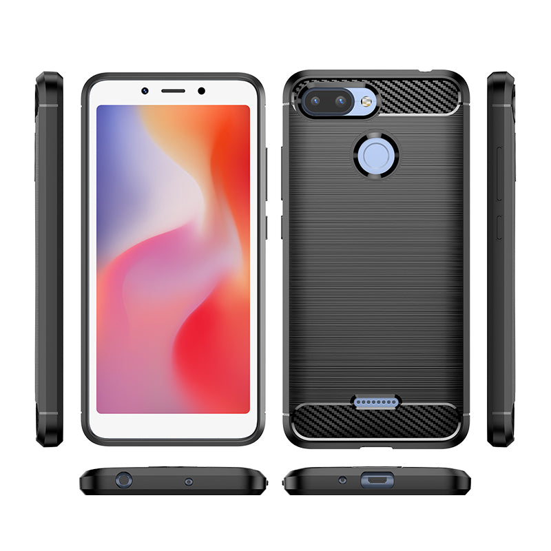 Brushed Silicone Phone Case For Redmi 6