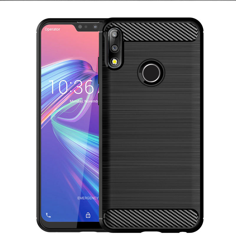 Brushed Silicone Phone Case For Asus ZenFone Max Pro (M2)