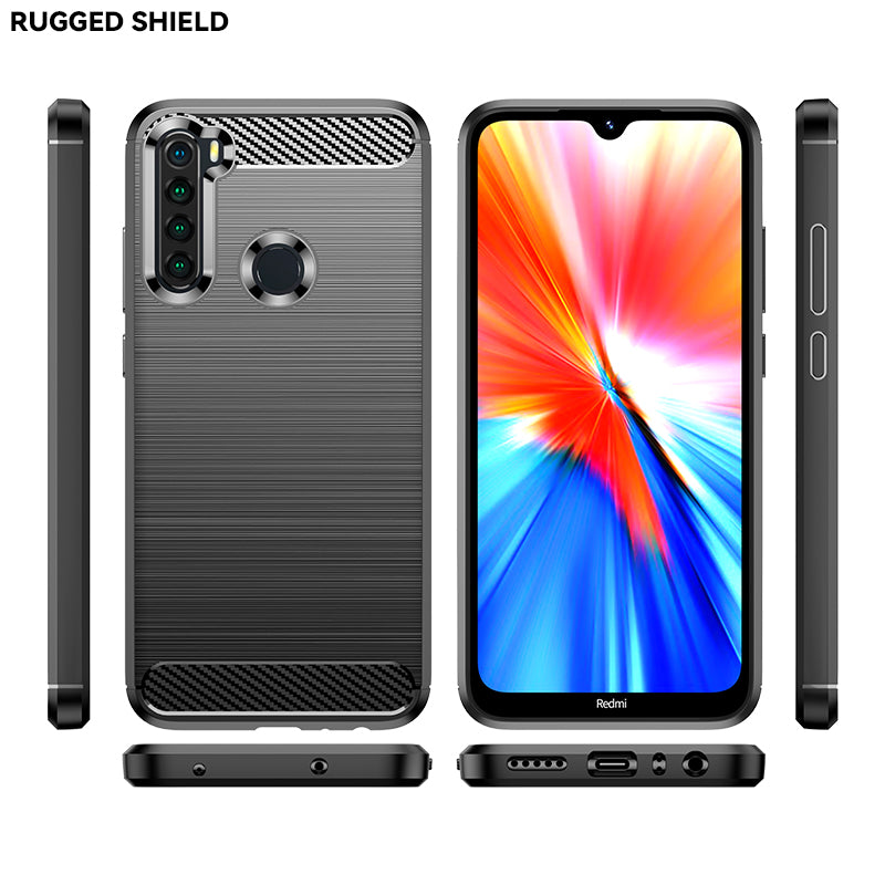 Brushed Silicone Phone Case For Redmi Note 8