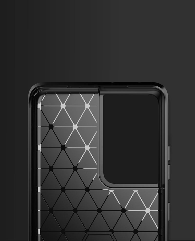 Brushed Silicone Phone Case For Samsung Galaxy S21 Ultra