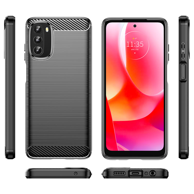 Brushed Silicone Phone Case For Motorola Moto G 5G 2022