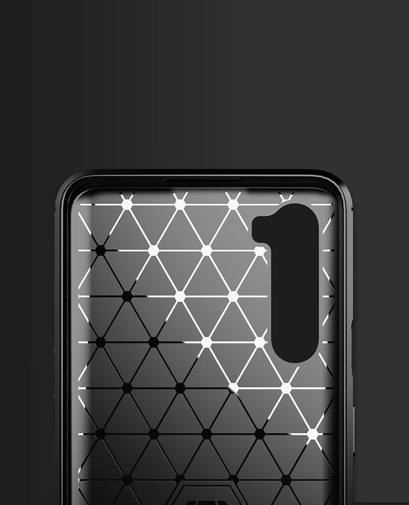 Brushed Silicone Phone Case For OnePlus Nord