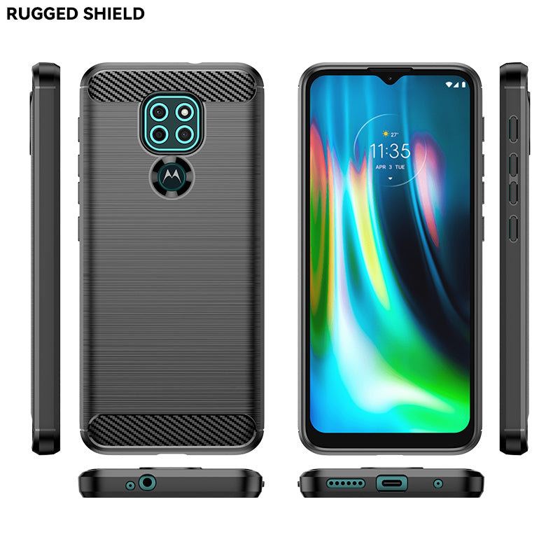 Brushed Silicone Phone Case For Motorola Moto G9 Play