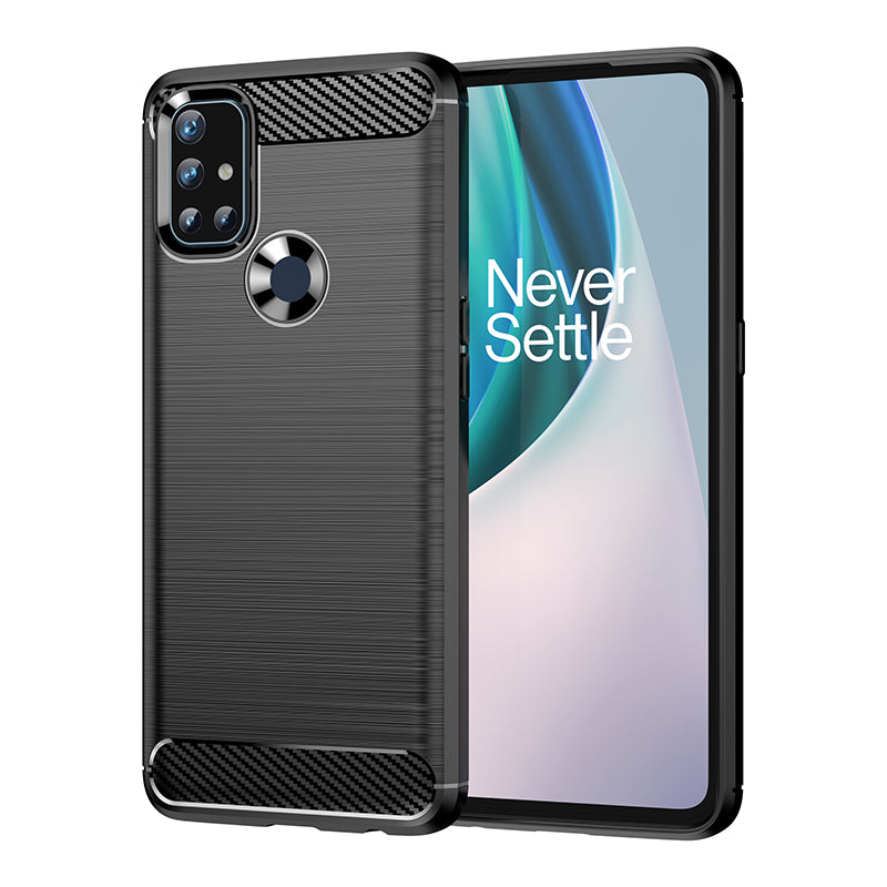 Brushed Silicone Phone Case For OnePlus Nord N10