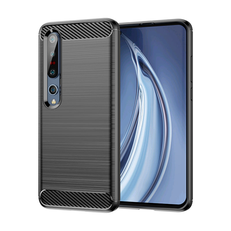 Brushed Silicone Phone Case For Xiaomi Mi 10 Pro