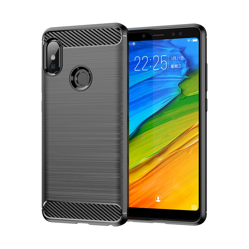 Brushed Silicone Phone Case For Redmi Note 5