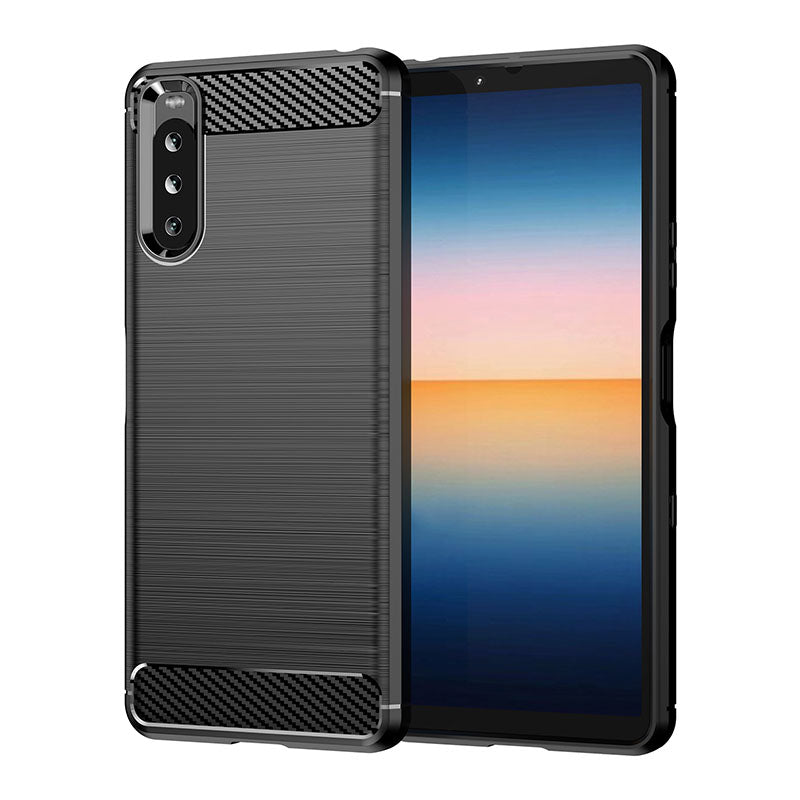 Brushed Silicone Phone Case For Sony Xperia 10 Lite