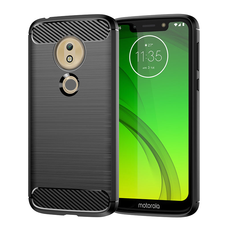 Brushed Silicone Phone Case For Motorola Moto G7 Play Eurasian Edition