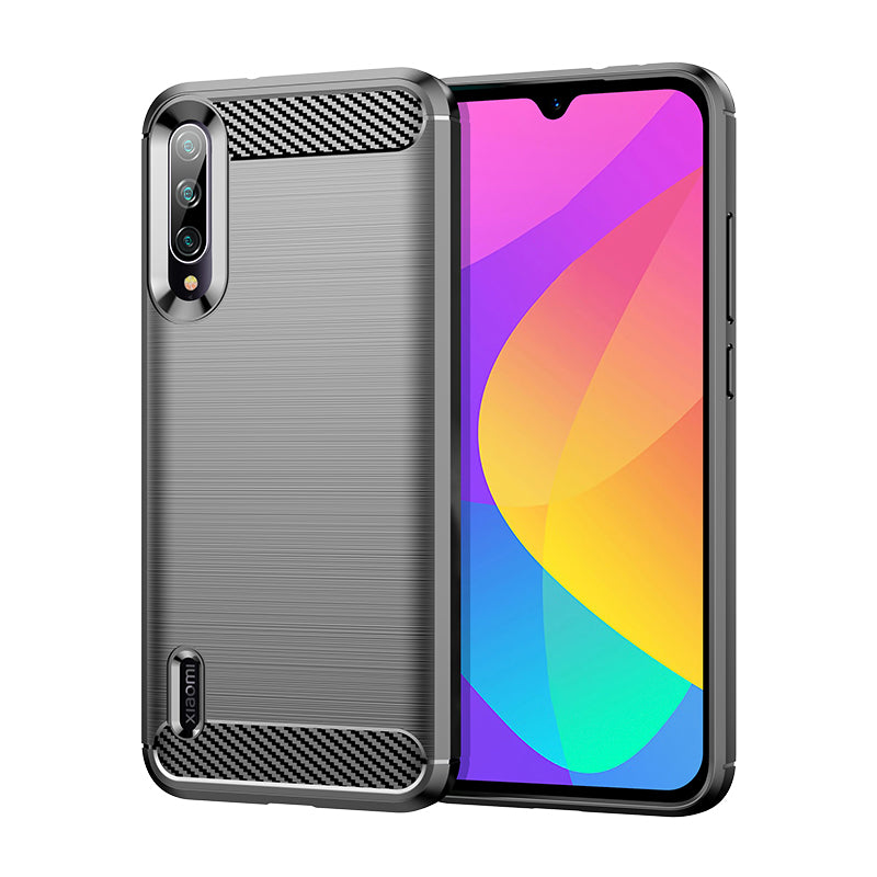 Brushed Silicone Phone Case For Xiaomi Mi A3 Lite