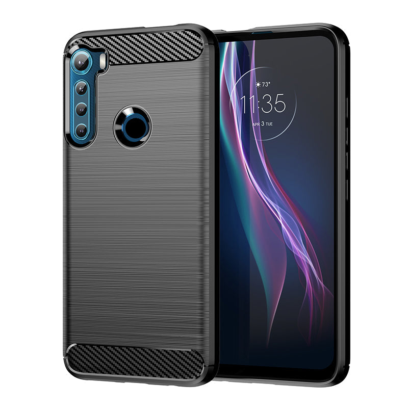 Brushed Silicone Phone Case For Motorola Moto One Fusion+