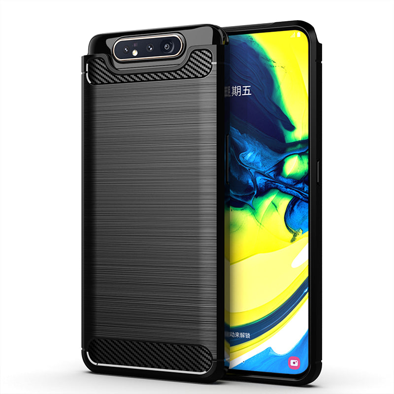 Brushed Silicone Phone Case For Samsung Galaxy A80