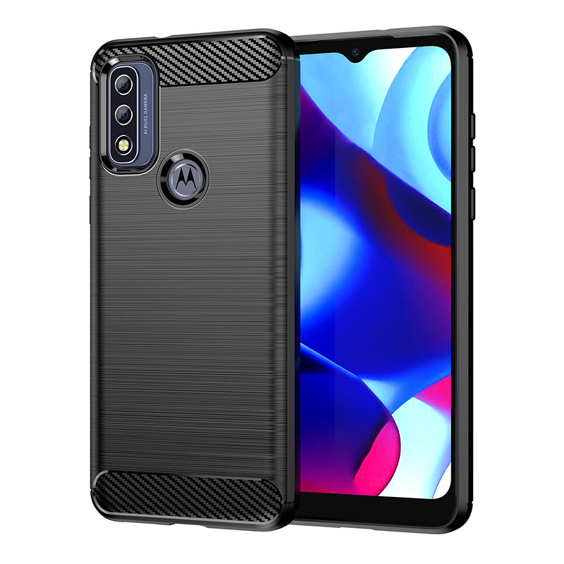 Brushed Silicone Phone Case For Motorola Moto G Pure 2021