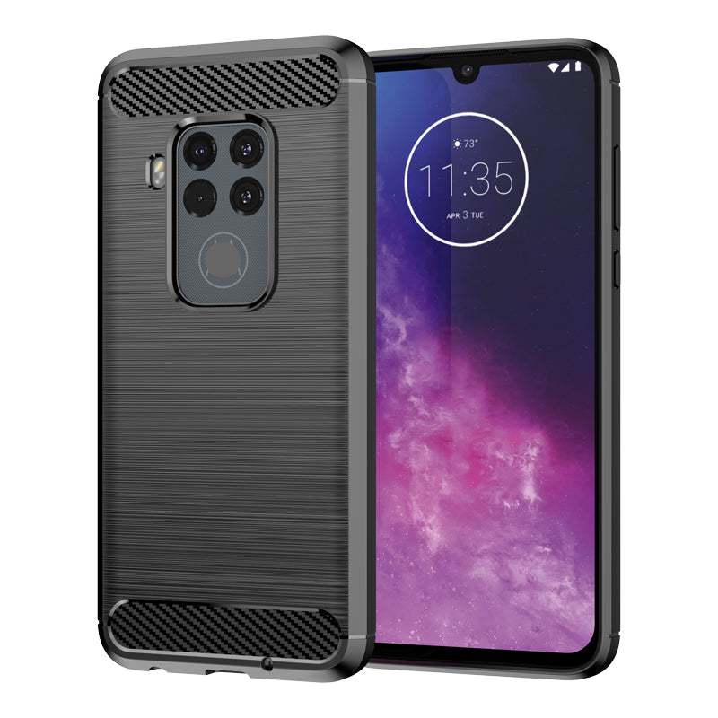 Brushed Silicone Phone Case For Motorola Moto One Zoom