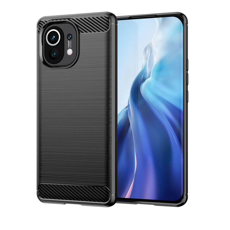 Brushed Silicone Phone Case For Xiaomi Mi 11