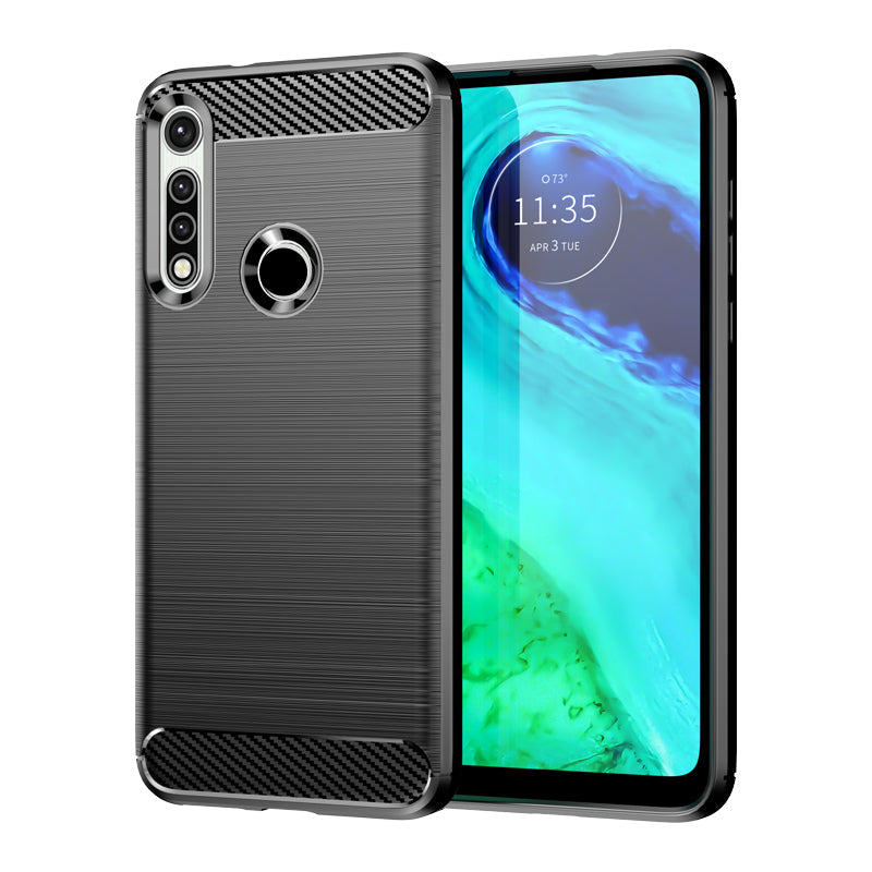 Brushed Silicone Phone Case For Motorola Moto G Fast