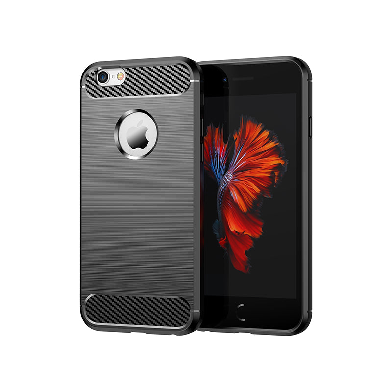 Brushed Silicone Phone Case For iPhone 6/6s Plus