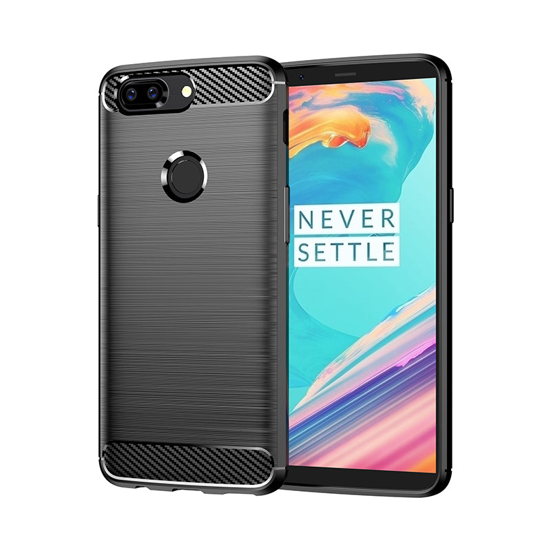 Brushed Silicone Phone Case For OnePlus 5T