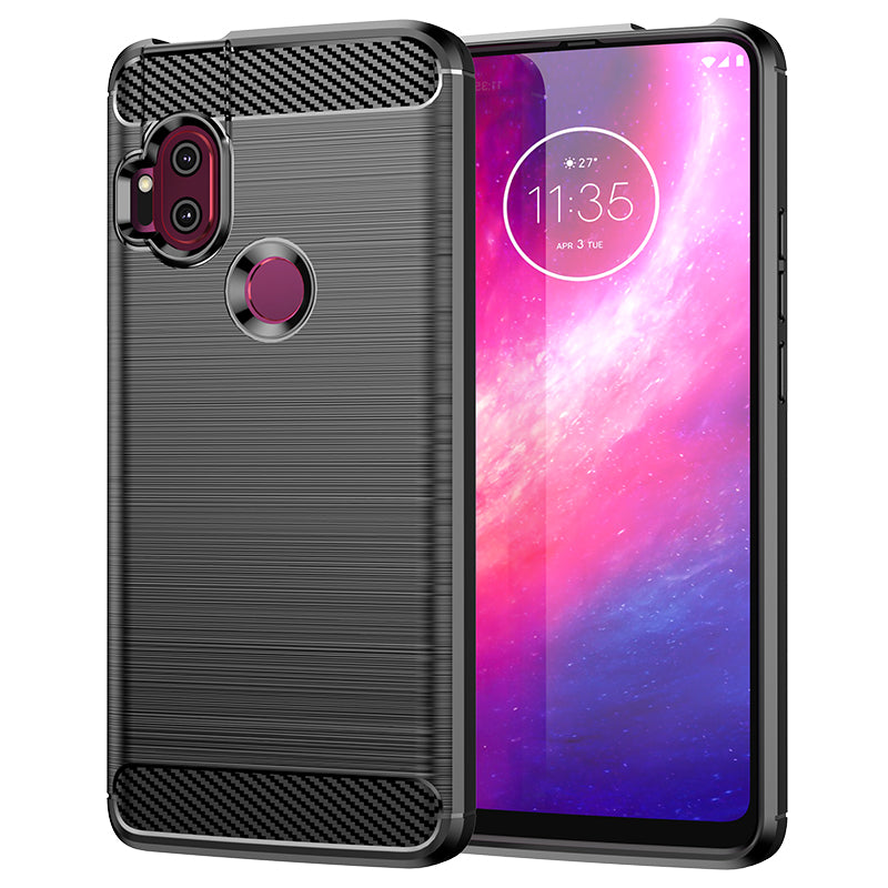 Brushed Silicone Phone Case For Motorola Moto One Hyper