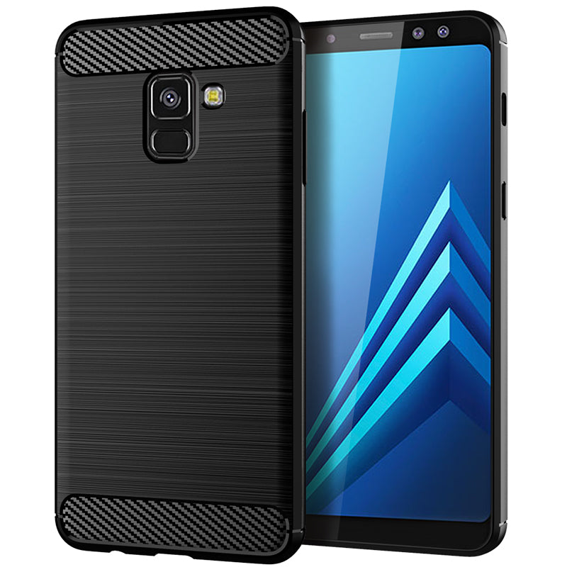 Brushed Silicone Phone Case For Samsung Galaxy A8 Plus 2018