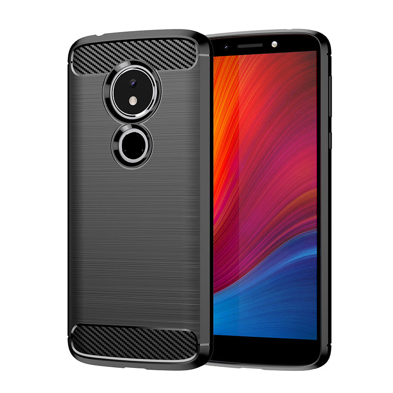 Brushed Silicone Phone Case For Motorola Moto G6 Play