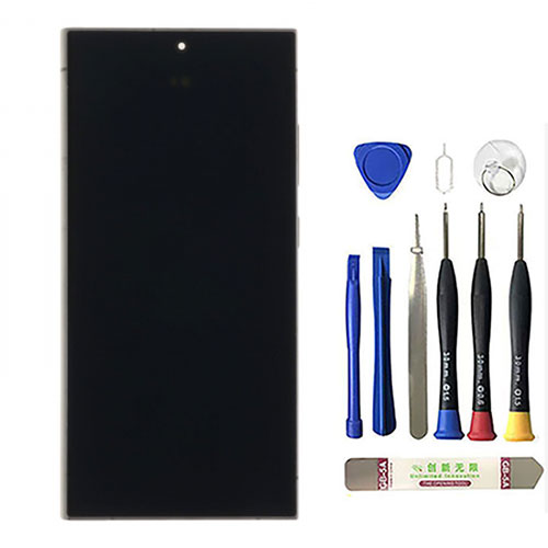 Original Screen Replacement with Frame for Samsung Galaxy S24 Ultra USA Version.